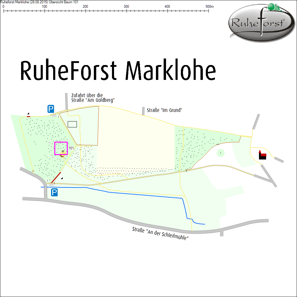 &Uuml;bersichtskarte zu Baum 101