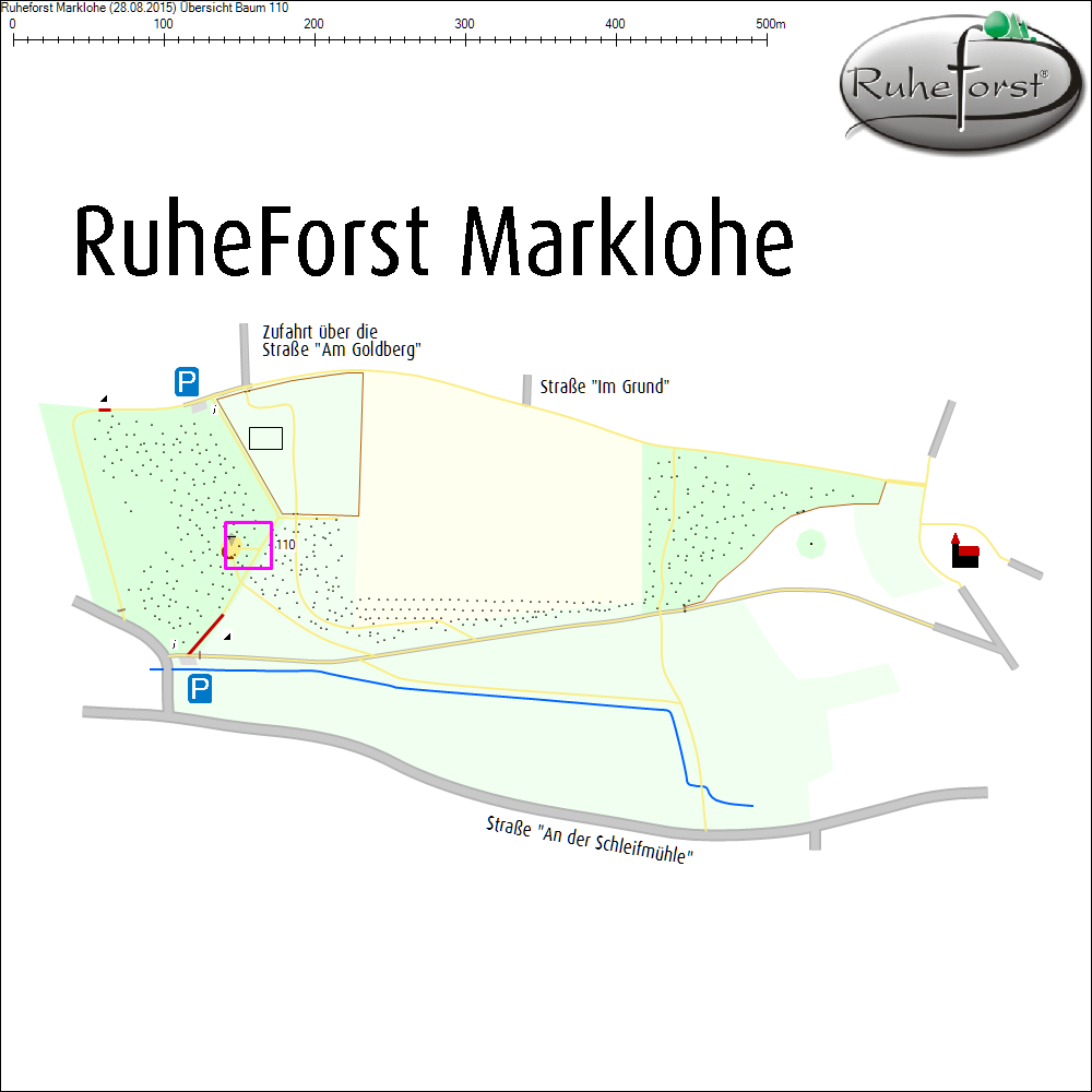 &Uuml;bersichtskarte zu Baum 110