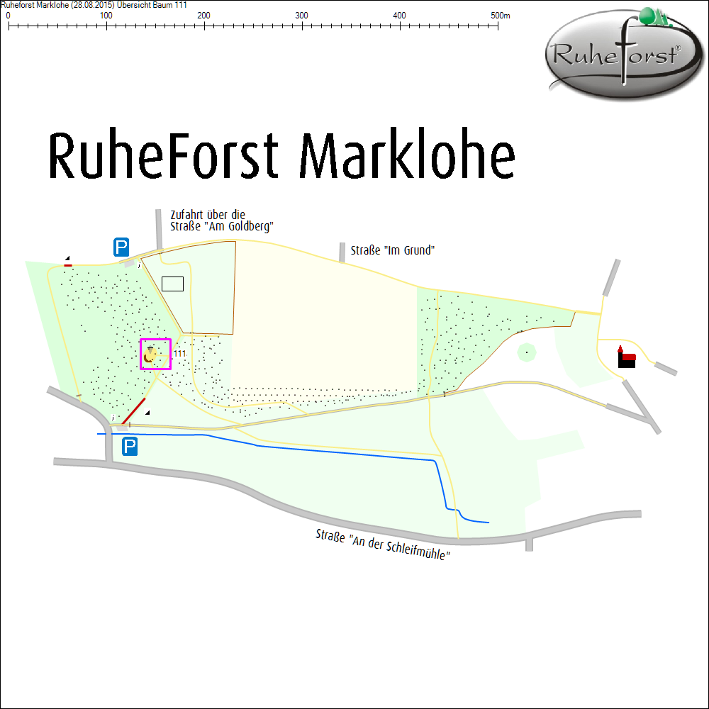 &Uuml;bersichtskarte zu Baum 111