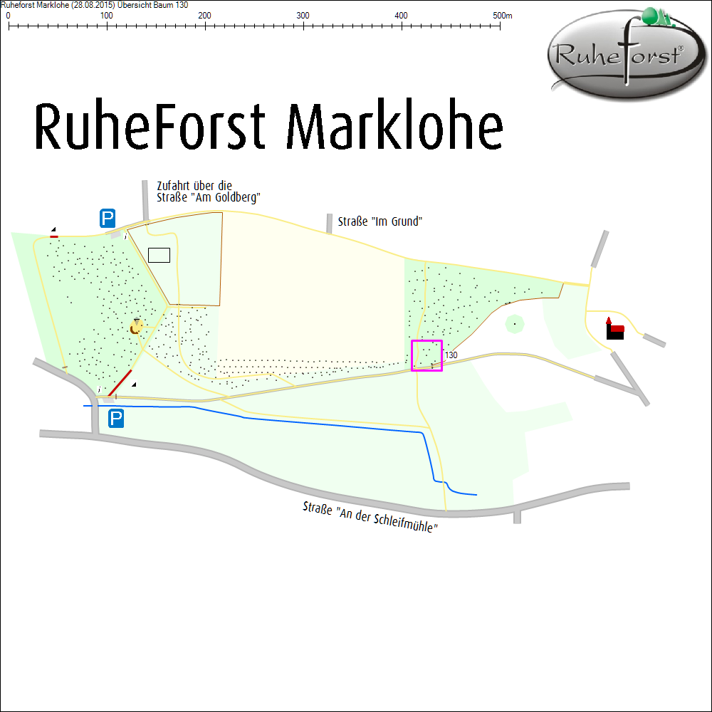 &Uuml;bersichtskarte zu Baum 130