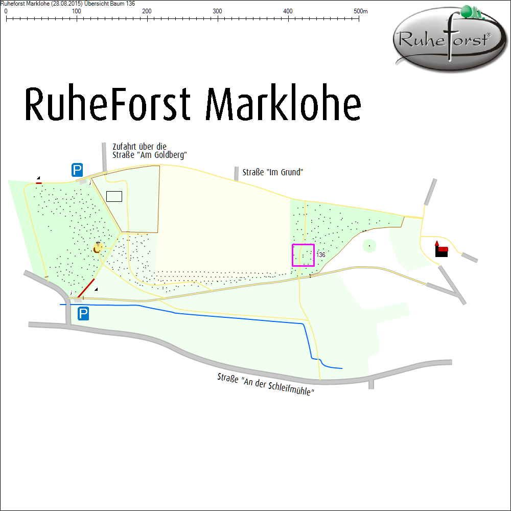 &Uuml;bersichtskarte zu Baum 136