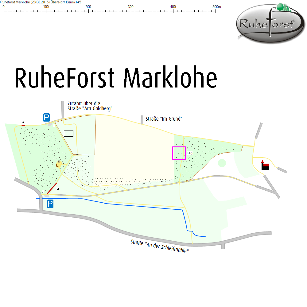 &Uuml;bersichtskarte zu Baum 145
