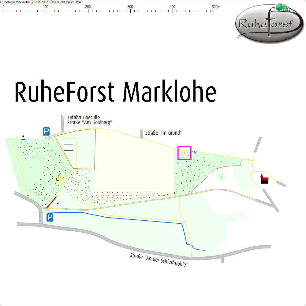 &Uuml;bersichtskarte zu Baum 154