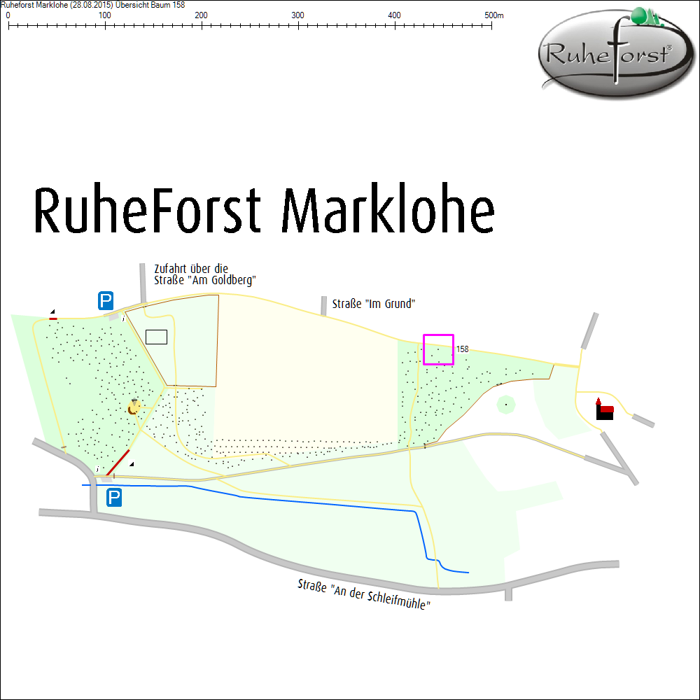 &Uuml;bersichtskarte zu Baum 158