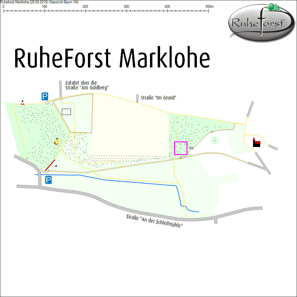 &Uuml;bersichtskarte zu Baum 184