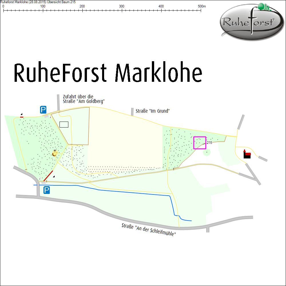 &Uuml;bersichtskarte zu Baum 215