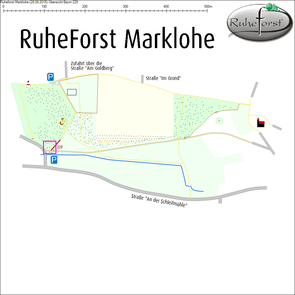 &Uuml;bersichtskarte zu Baum 229