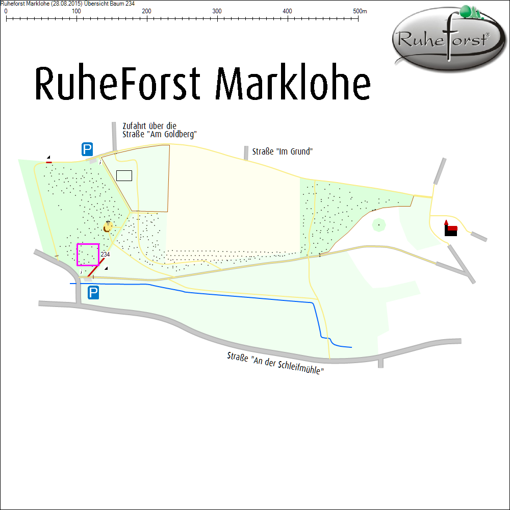 &Uuml;bersichtskarte zu Baum 234