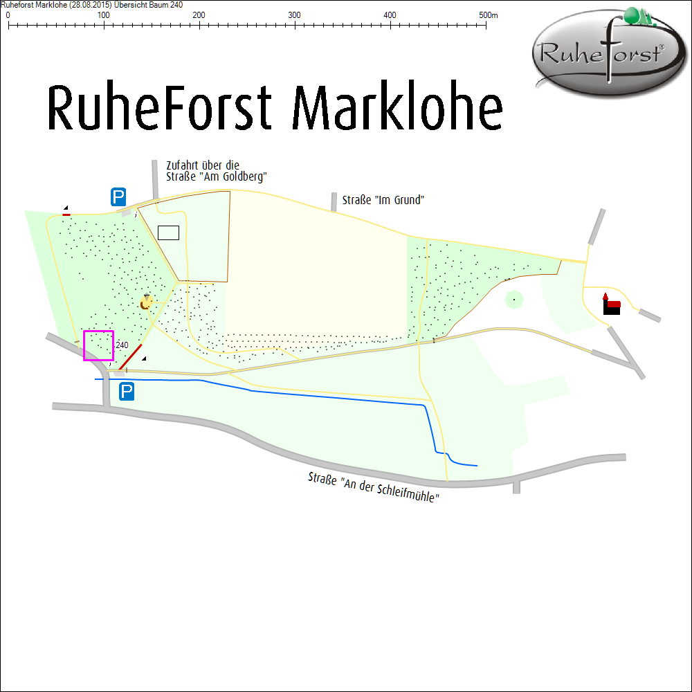 &Uuml;bersichtskarte zu Baum 240