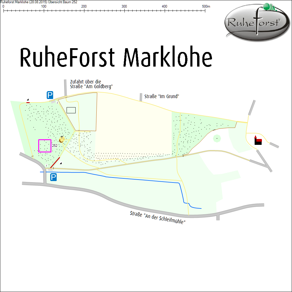 &Uuml;bersichtskarte zu Baum 252