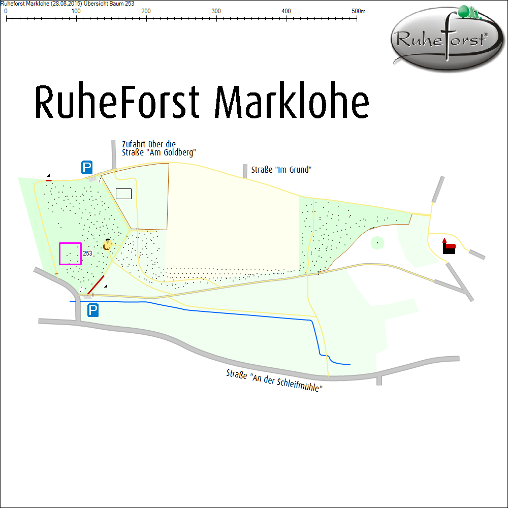 &Uuml;bersichtskarte zu Baum 253