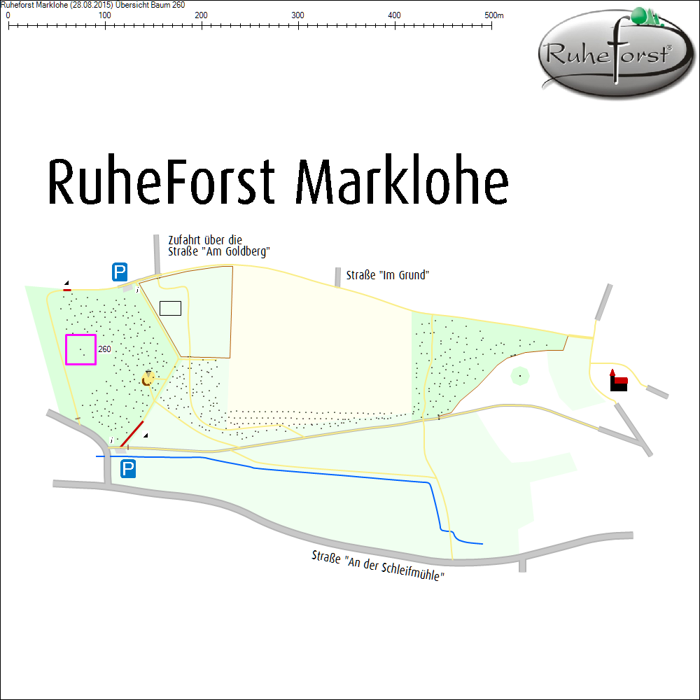 &Uuml;bersichtskarte zu Baum 260