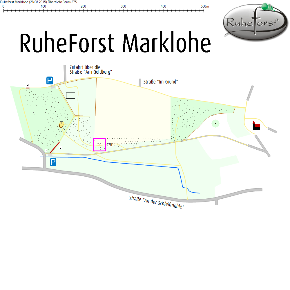 &Uuml;bersichtskarte zu Baum 275