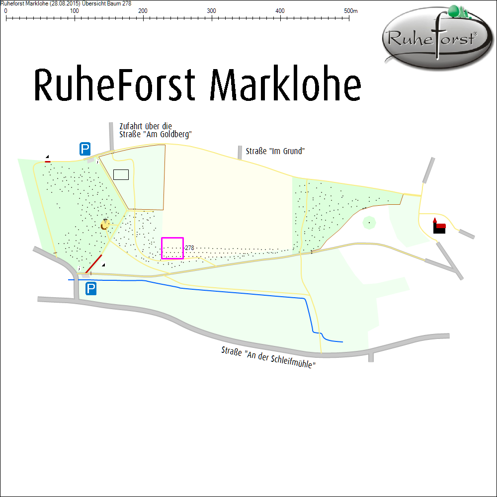 &Uuml;bersichtskarte zu Baum 278