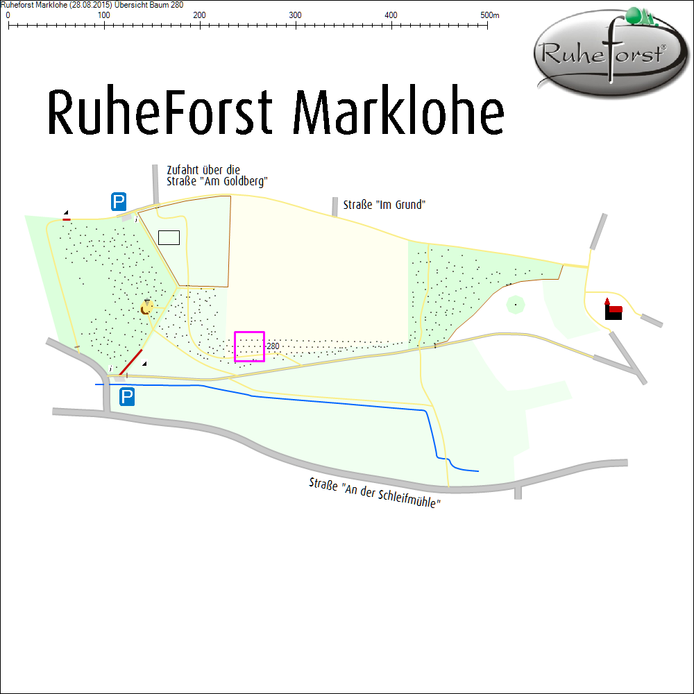 &Uuml;bersichtskarte zu Baum 280