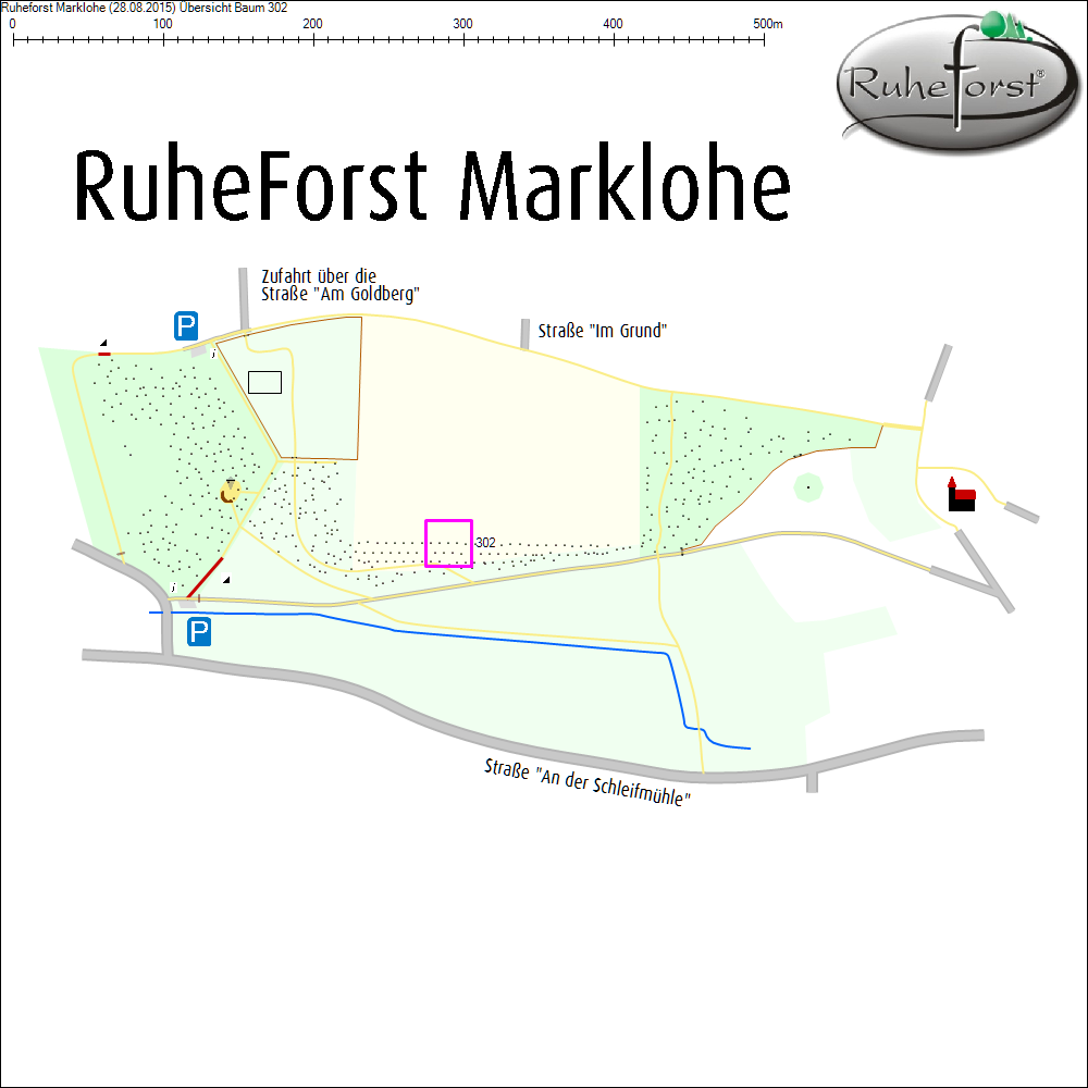&Uuml;bersichtskarte zu Baum 302