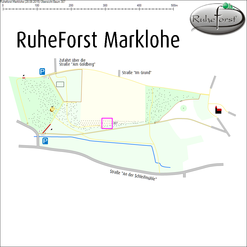 &Uuml;bersichtskarte zu Baum 307