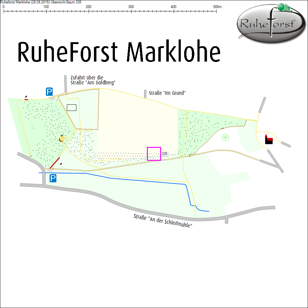 &Uuml;bersichtskarte zu Baum 335