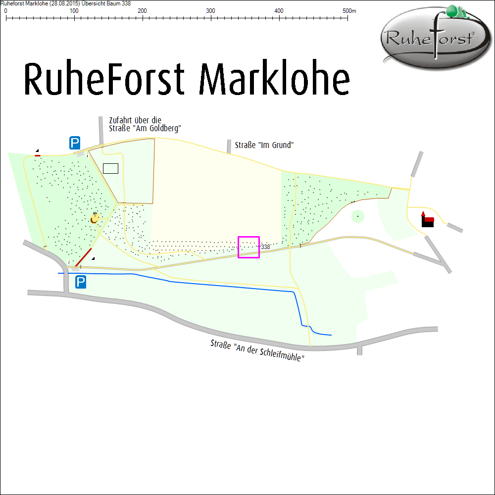 &Uuml;bersichtskarte zu Baum 338