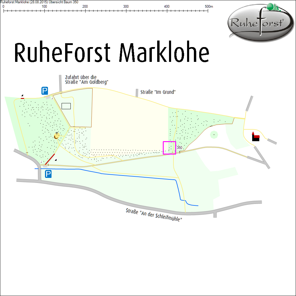 &Uuml;bersichtskarte zu Baum 350