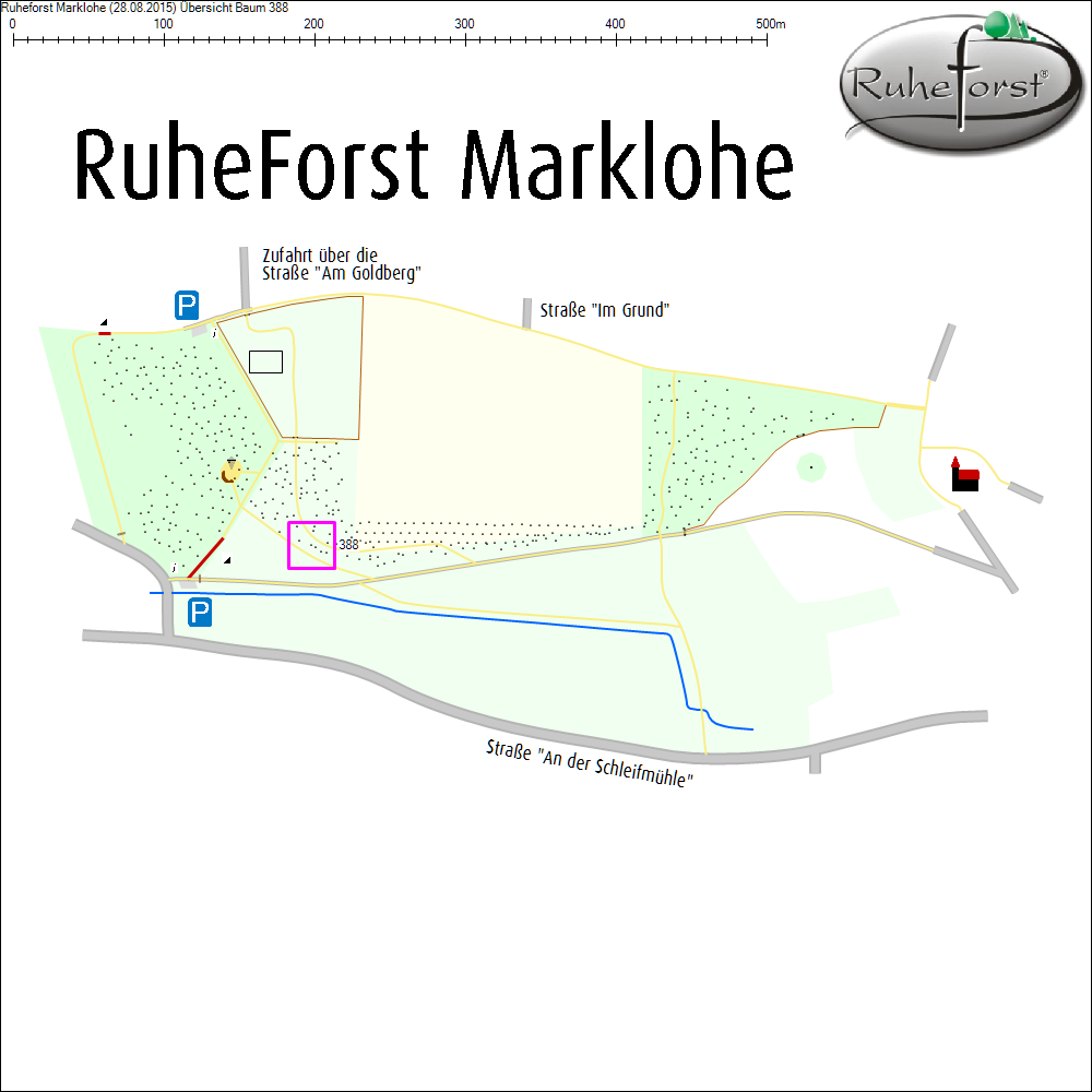 &Uuml;bersichtskarte zu Baum 388