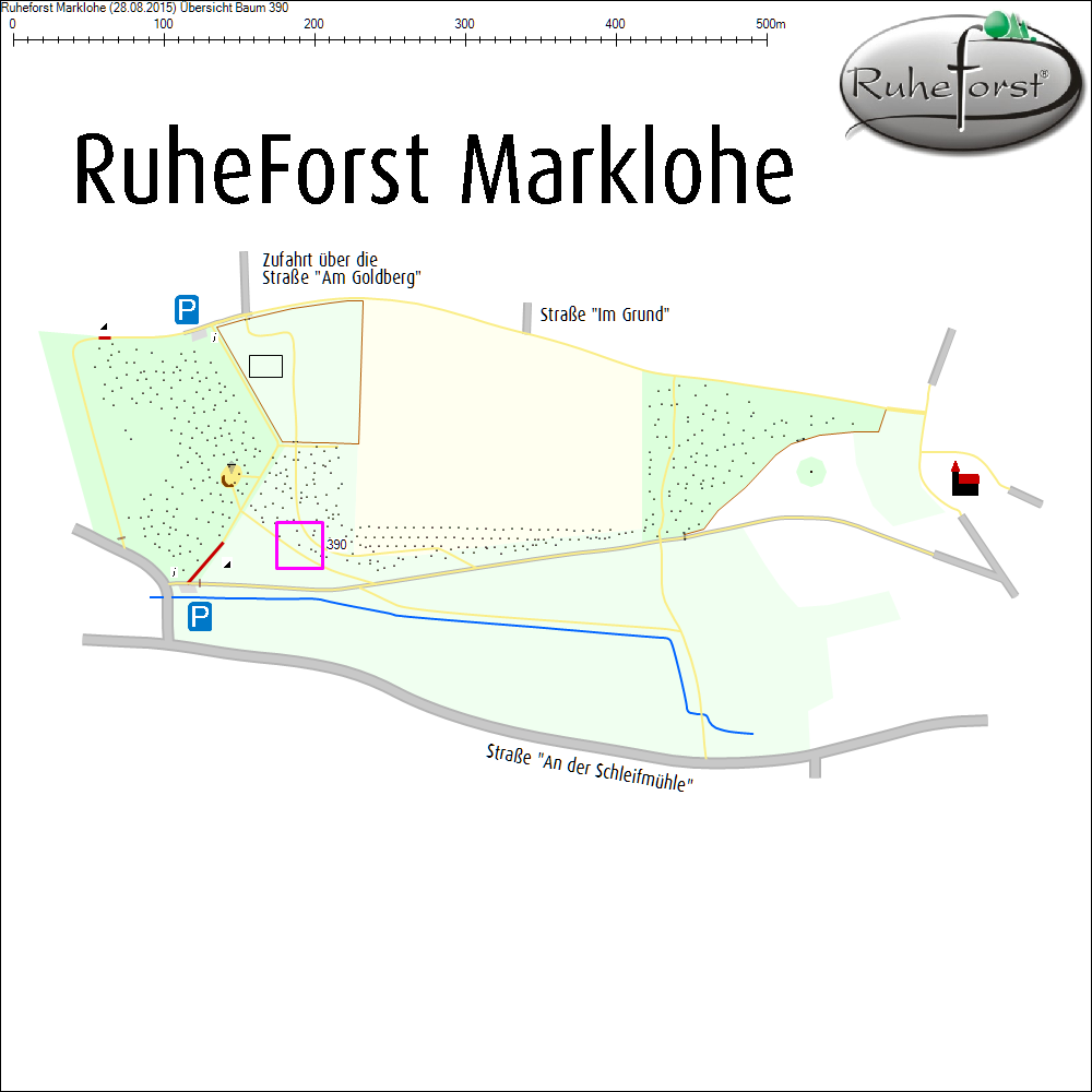 &Uuml;bersichtskarte zu Baum 390
