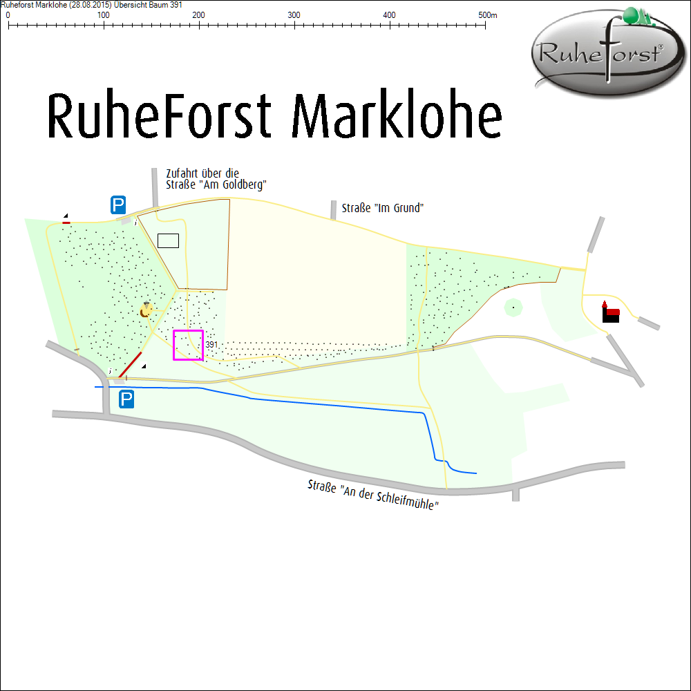 &Uuml;bersichtskarte zu Baum 391