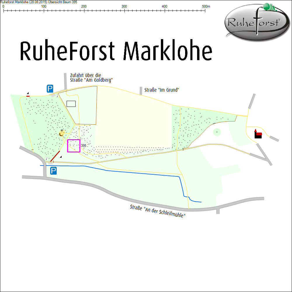 &Uuml;bersichtskarte zu Baum 395