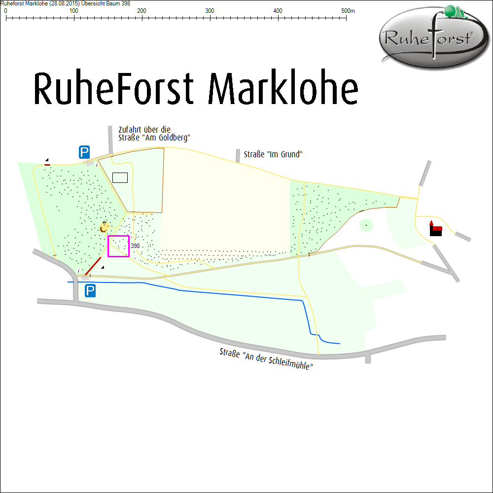 &Uuml;bersichtskarte zu Baum 398