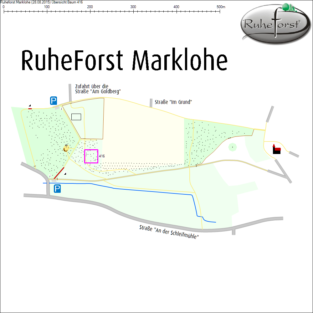 &Uuml;bersichtskarte zu Baum 416
