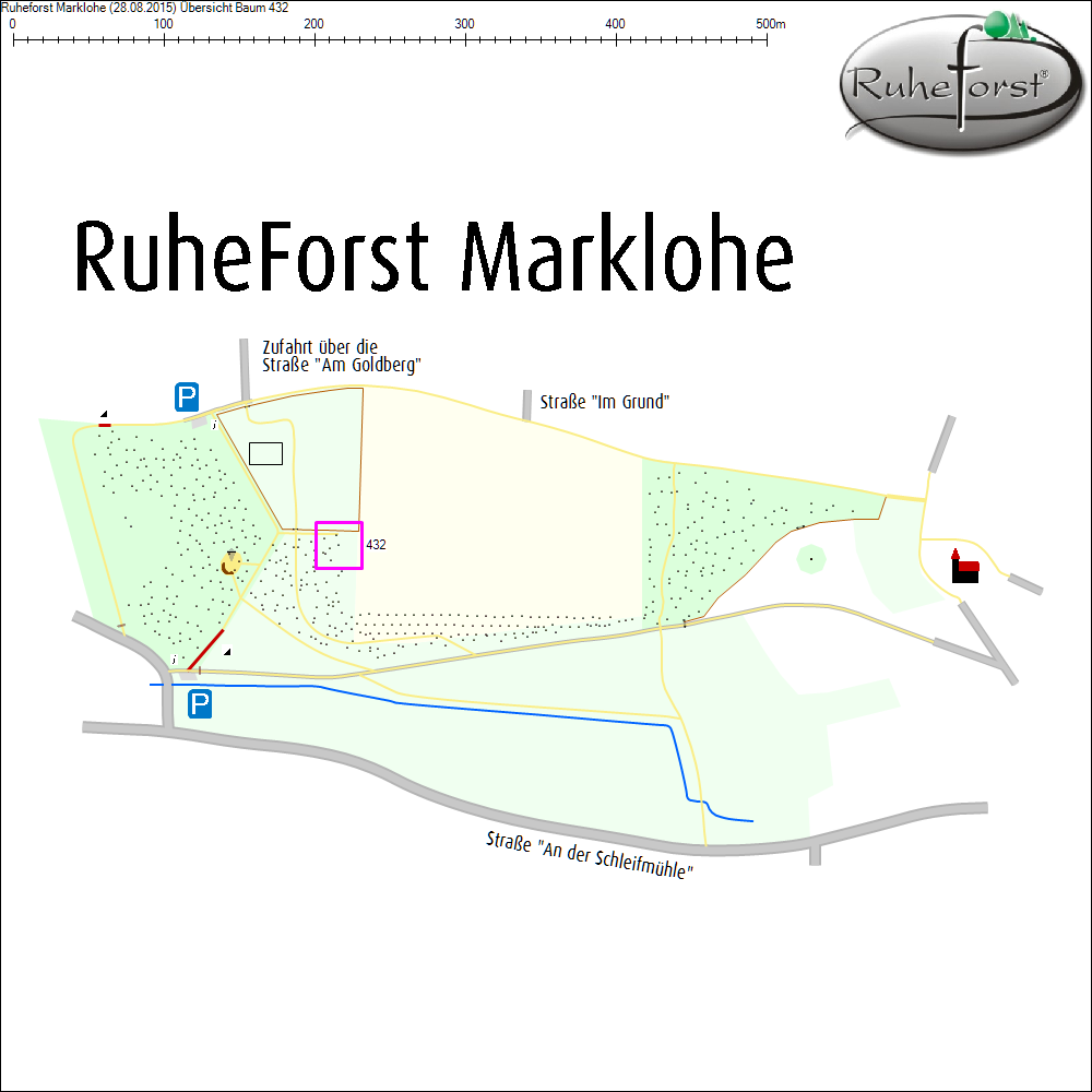 &Uuml;bersichtskarte zu Baum 432