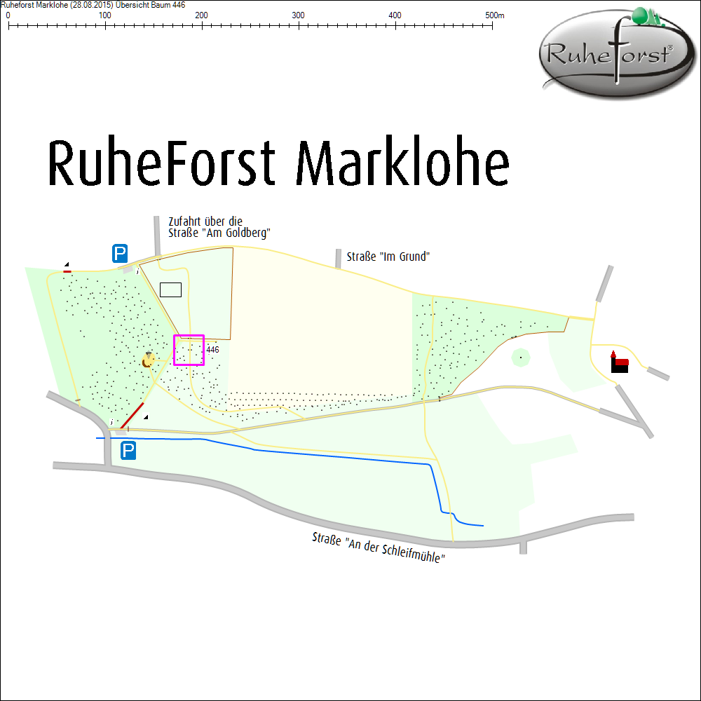 &Uuml;bersichtskarte zu Baum 446