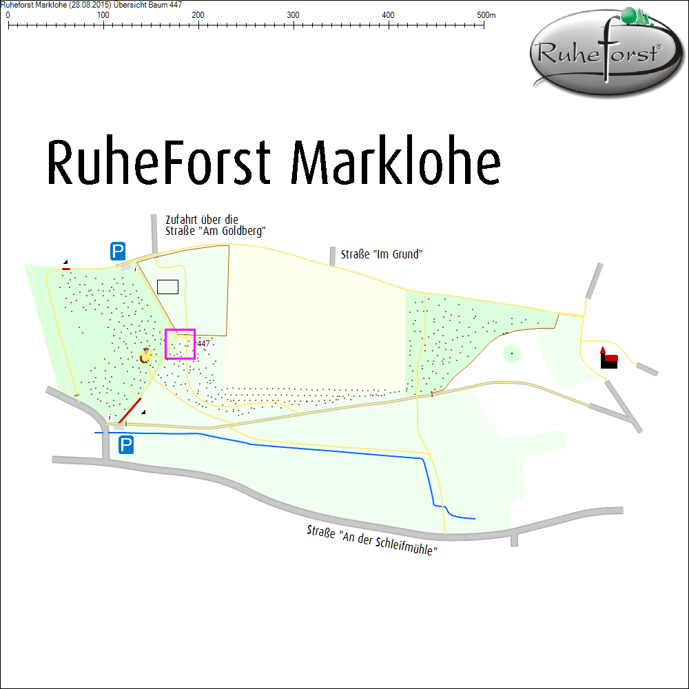 &Uuml;bersichtskarte zu Baum 447