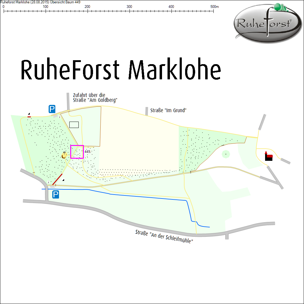 &Uuml;bersichtskarte zu Baum 449