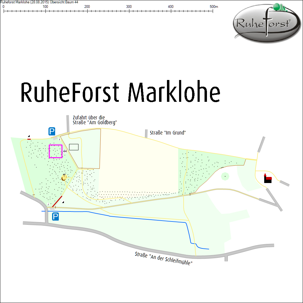 &Uuml;bersichtskarte zu Baum 44