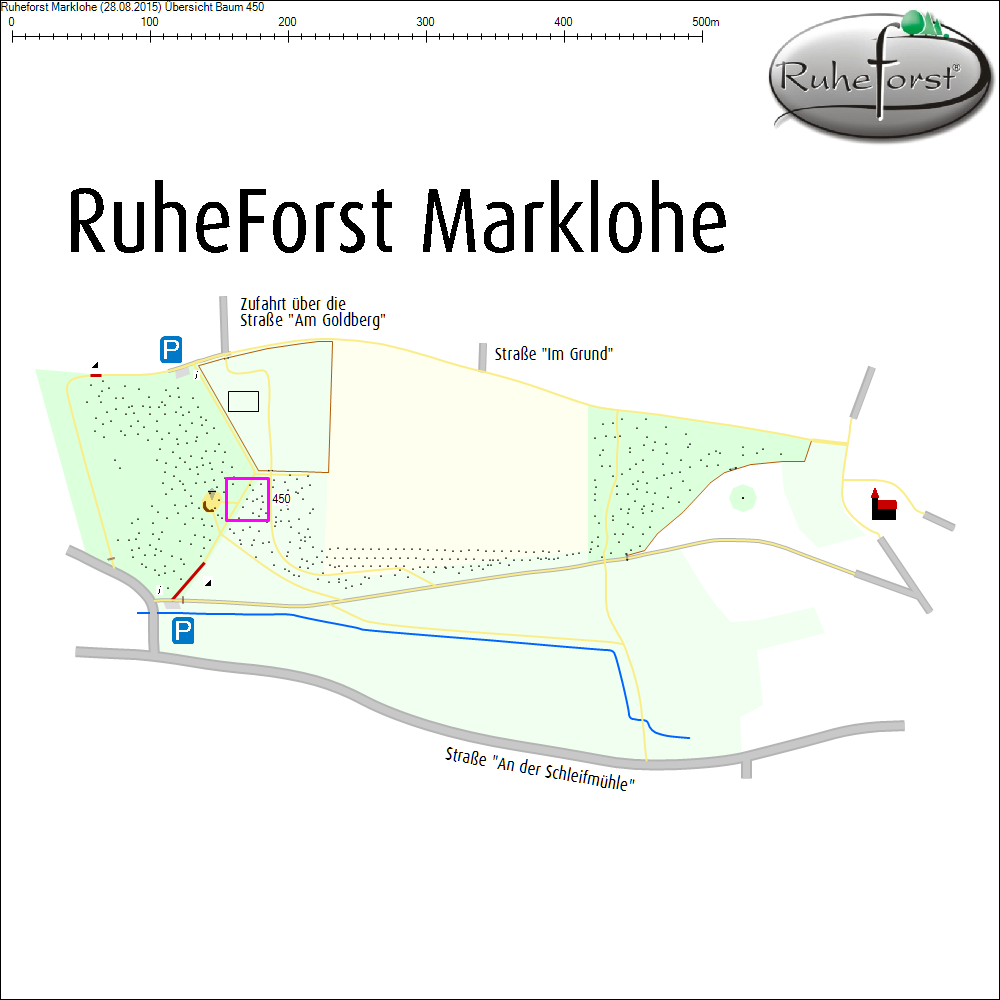 &Uuml;bersichtskarte zu Baum 450