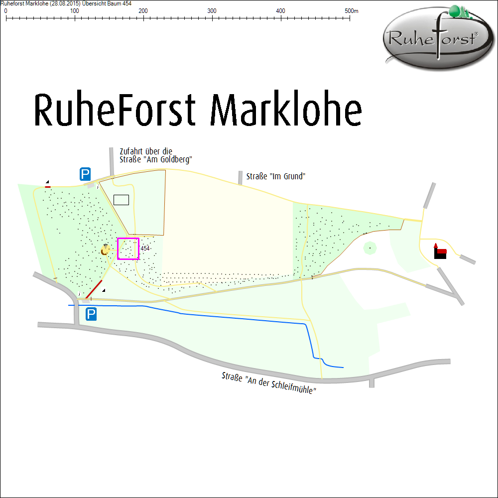 &Uuml;bersichtskarte zu Baum 454