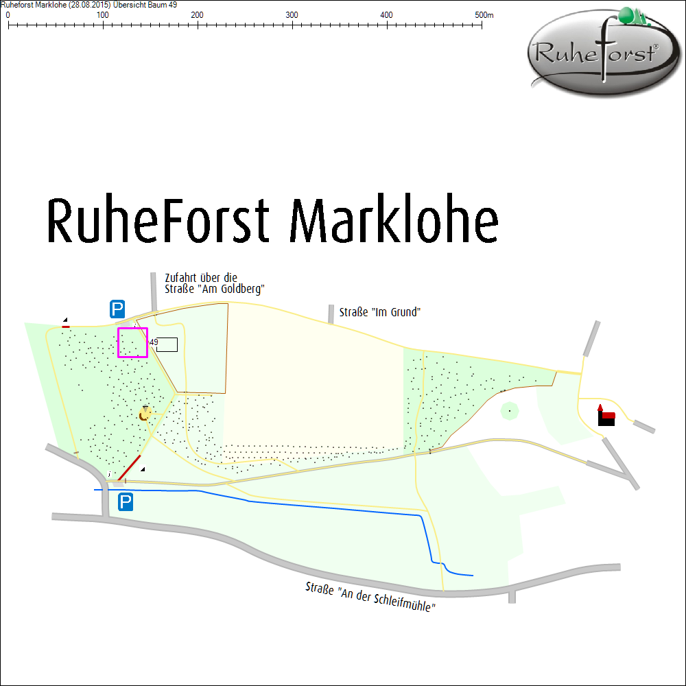 &Uuml;bersichtskarte zu Baum 49