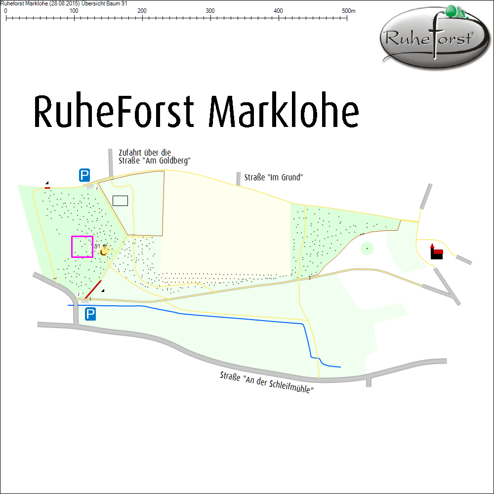&Uuml;bersichtskarte zu Baum 91